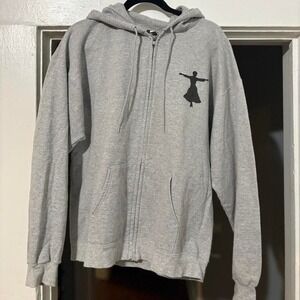 Hanes Ultimate EditionGrey zip-up‎ hoodie From the Sound of Music.